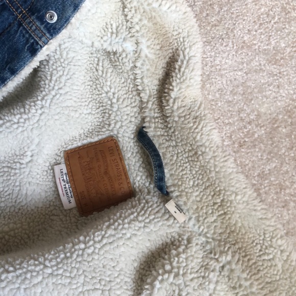 Levi’s Denim Sherpa Jacket - Picture 4 of 4
